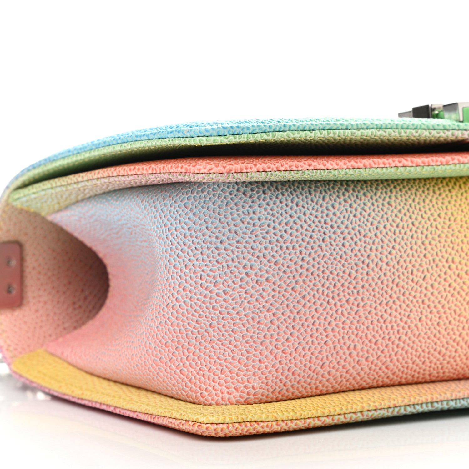 Chanel Caviar Quilted Medium Cuba Rainbow Boy Flap Multicolor 9 of 11