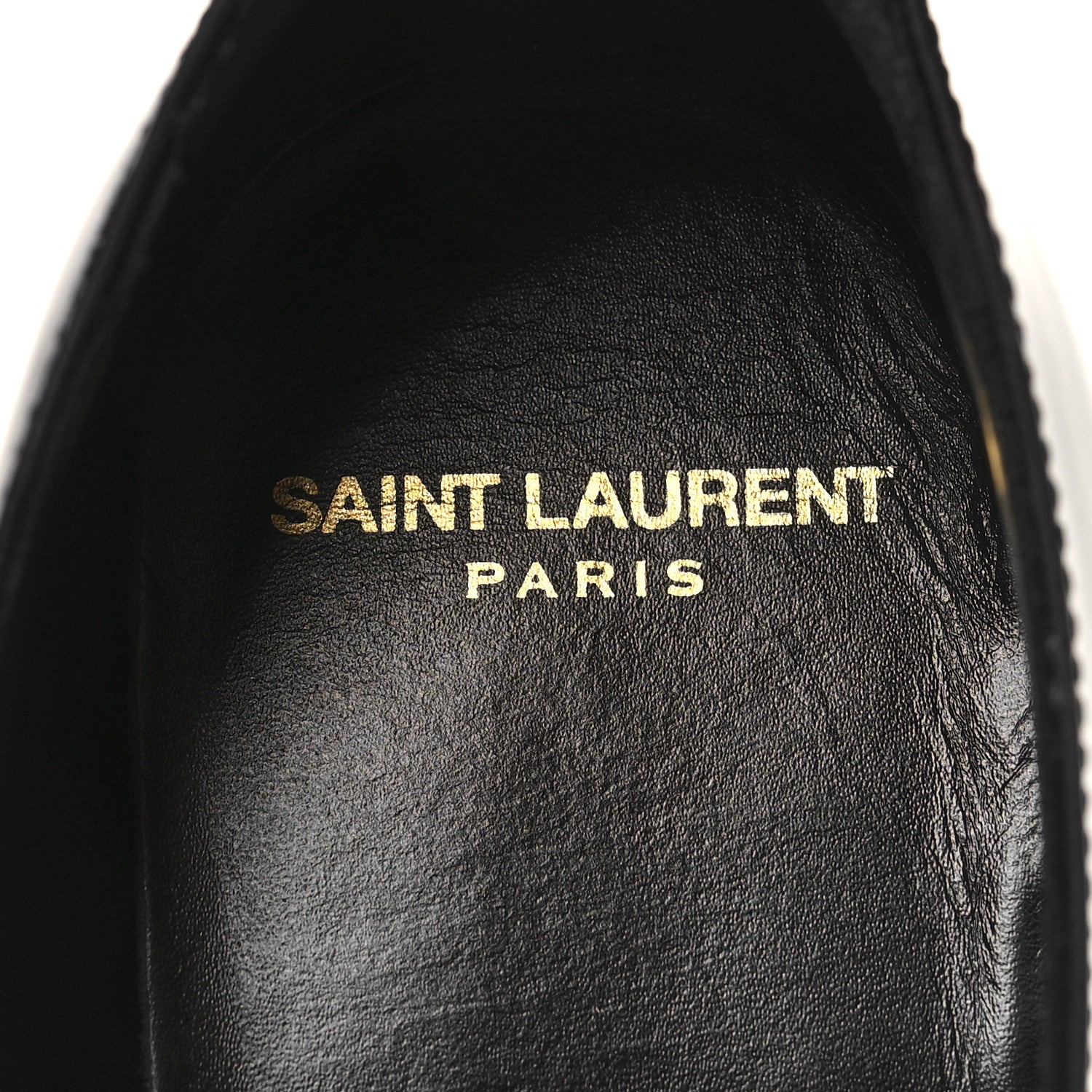 Saint Laurent Patent Baltimora Lace Up Derby Shoes 38.5 Black 8 of 8