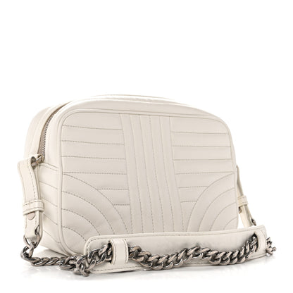 Prada Soft Calfskin Diagramme Camera Bag White 3 of 13