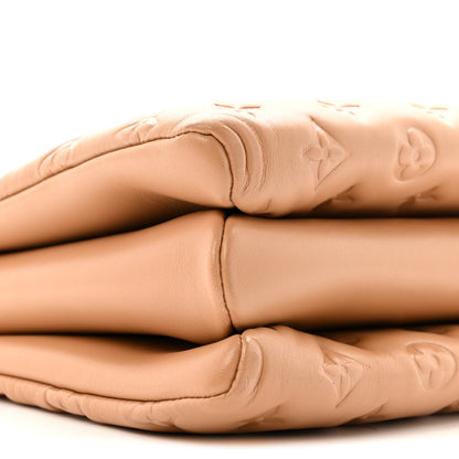 Louis Vuitton Lambskin Embossed Monogram Coussin PM Camel 9 of 14