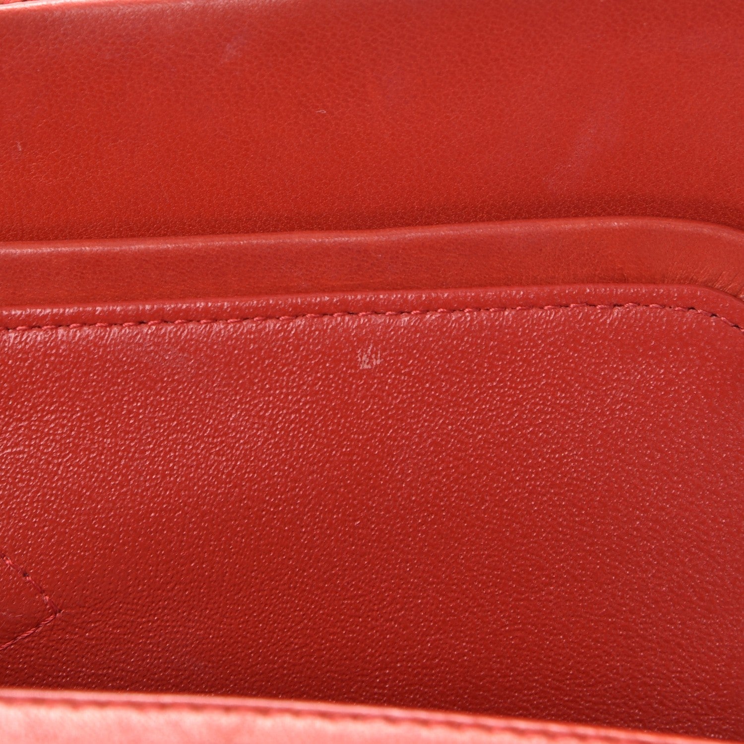 Chanel Lambskin Quilted Medium Double Flap Red 11 of 11