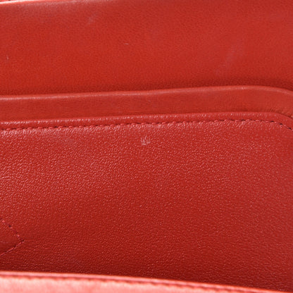 Chanel Lambskin Quilted Medium Double Flap Red 11 of 11