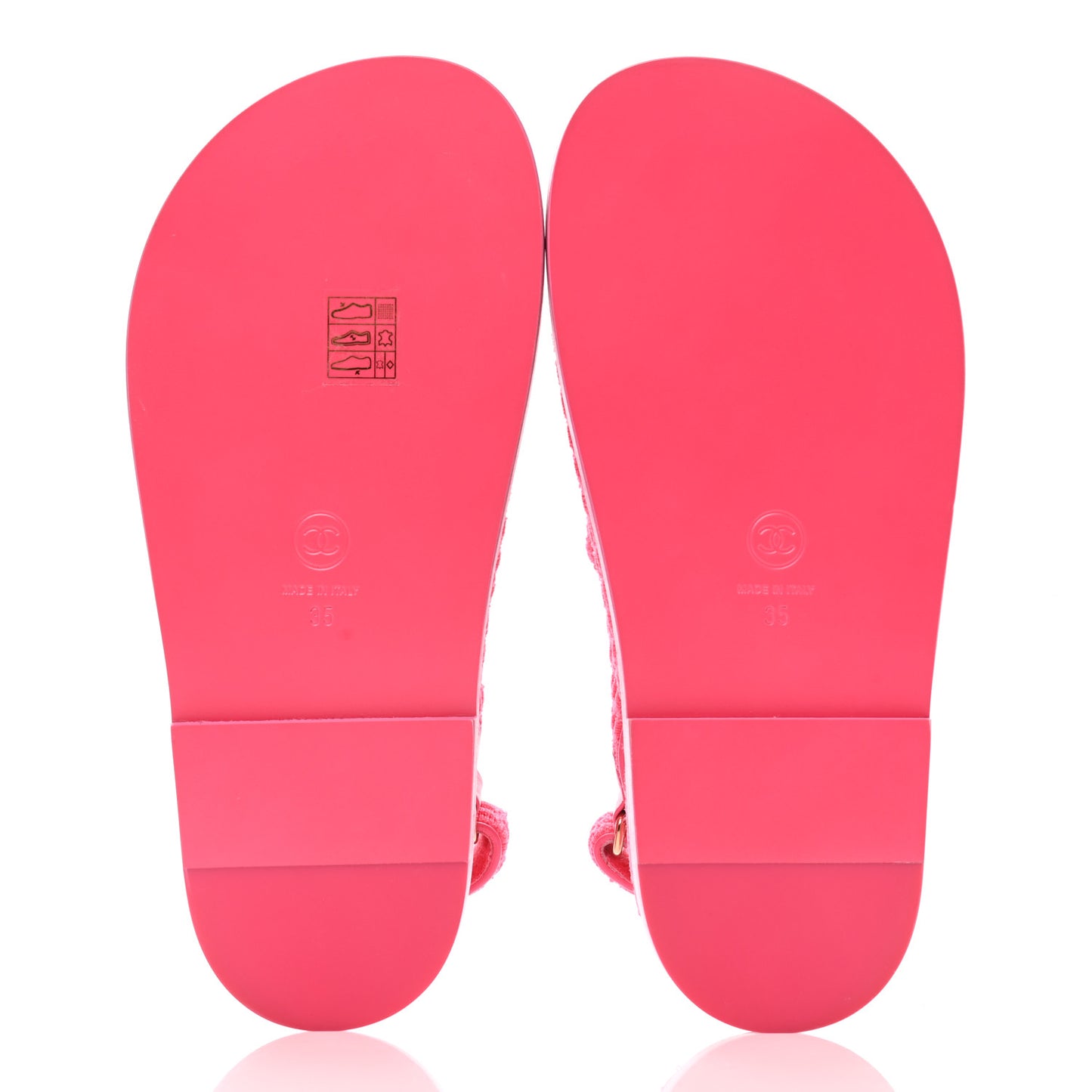 Knit Fabric Velcro Dad Sandals 35 Pink