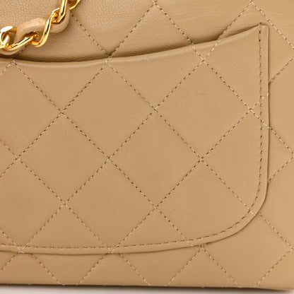 Chanel Lambskin Quilted Mini Square Flap Beige 14 of 14