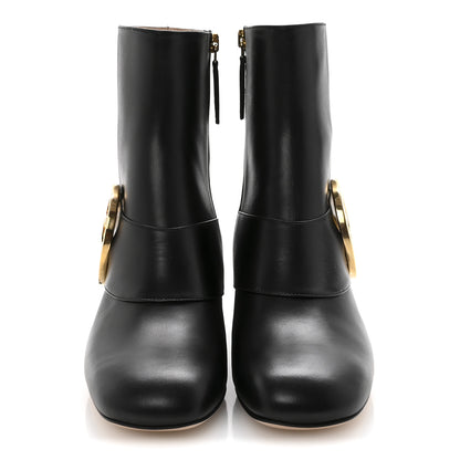 Gucci Malaga Kid GG Blondie 55mm Ankle Boots 35 Black 3 of 9