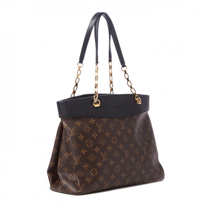 Louis Vuitton Monogram Pallas Shopper Black 3 of 8