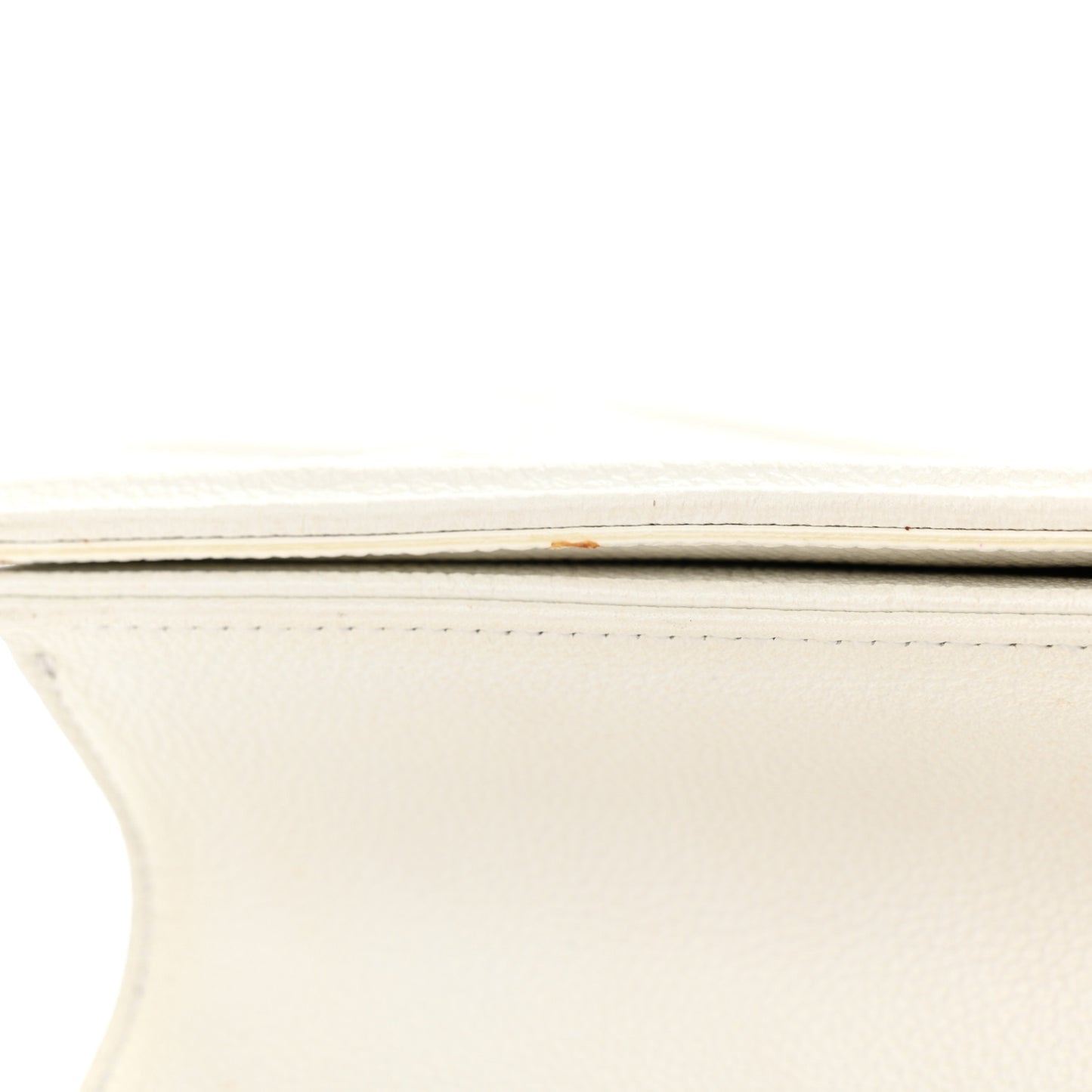 Calfskin Medium Diorama Flap Bag Off White