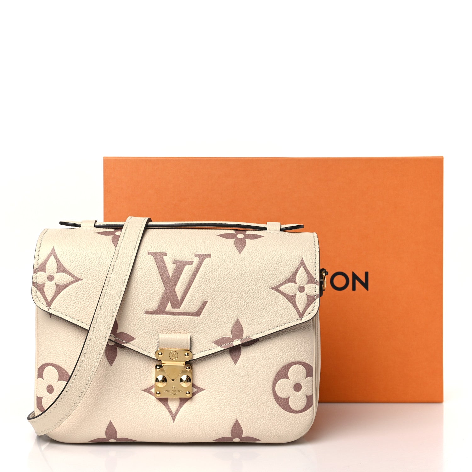 Louis Vuitton Empreinte Monogram Giant Pochette Metis Creme Bois de Rose 4 of 9