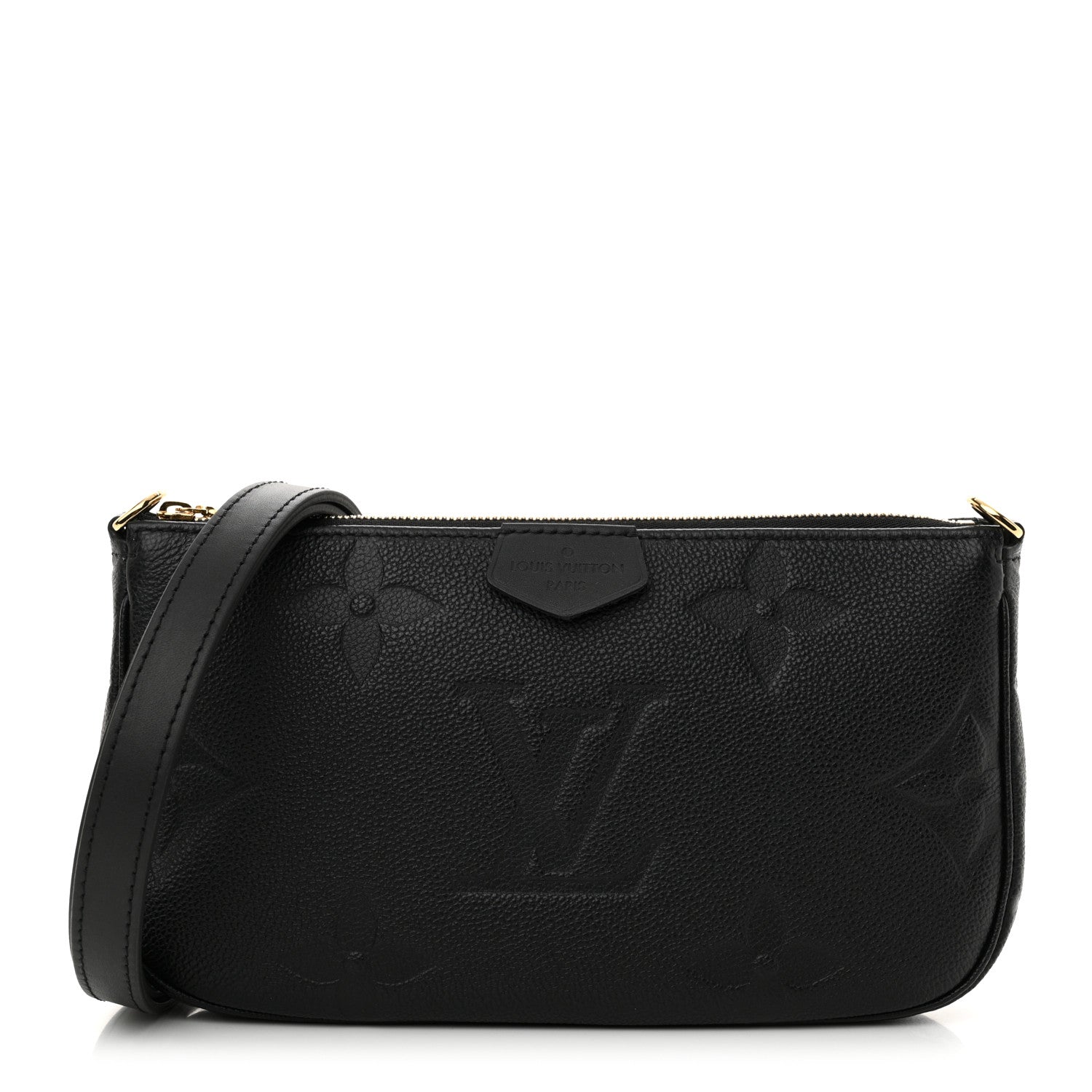 Louis Vuitton Empreinte Monogram Giant Multi Pochette Accessories Large Pochette Black 1 of 10