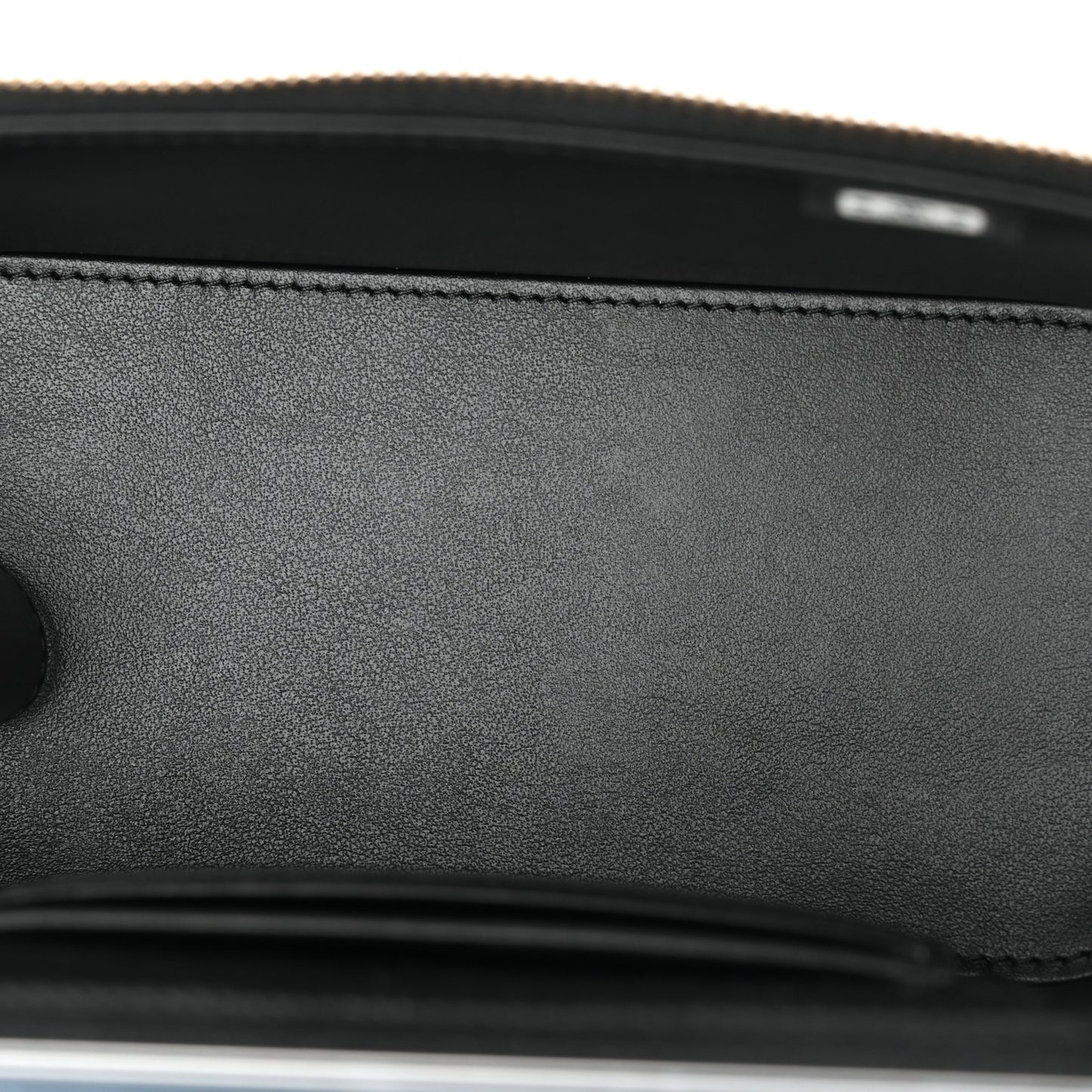 Caviar Quilted Trendy Handle Mini Vanity Black