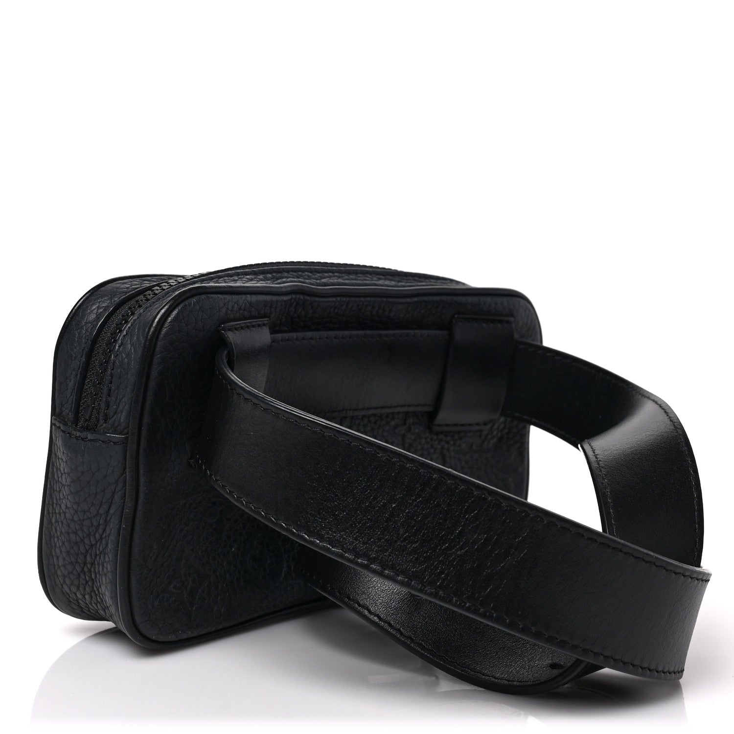 Louis Vuitton Taurillon Monogram Uniformes Solar Ray Soft Pochette Volga Belt Bag Black 3 of 7