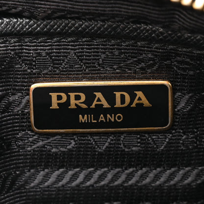 Prada Saffiano Mini Camera Crossbody Bag Black 6 of 13