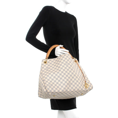 Louis Vuitton Damier Azur Artsy MM 2 of 10