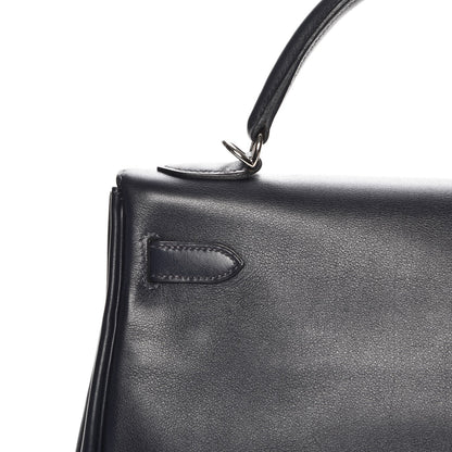 Hermes Swift Kelly Retourne 32 Indigo 28 of 33