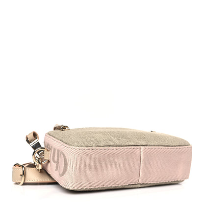 Chloe Linen Woody Belt Bag Blush Beige 4 of 9