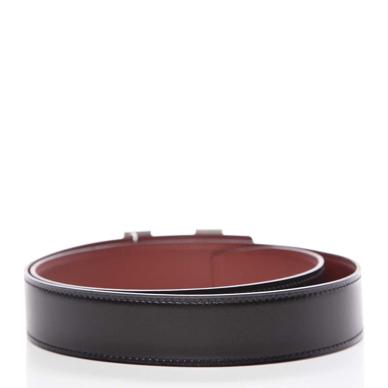 Hermes Box Swift 32mm H Belt 90 Black Rouge H 3 of 6