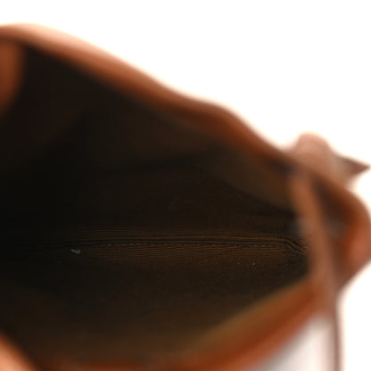 Celine Triomphe Canvas Calfskin Mini Poche Bag Tan 5 of 11