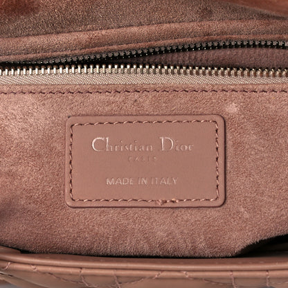 Christian Dior Ultra Matte Calfskin Cannage Medium Lady Dior Beige 6 of 10