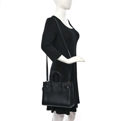 Saint Laurent Calfskin Baby Sac De Jour Black 2 of 14