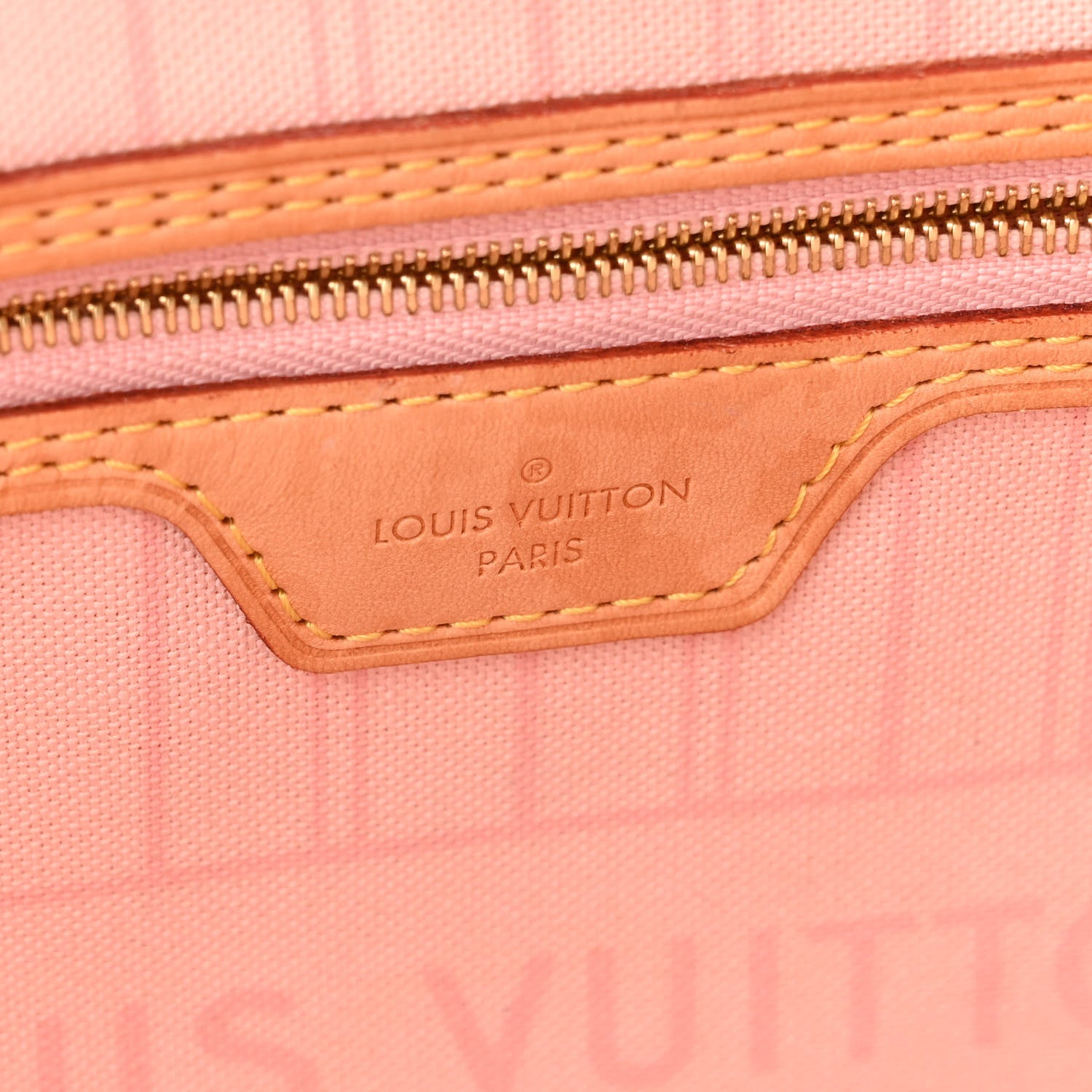 Louis Vuitton Damier Azur Neo Neverfull MM Rose Ballerine 6 of 9