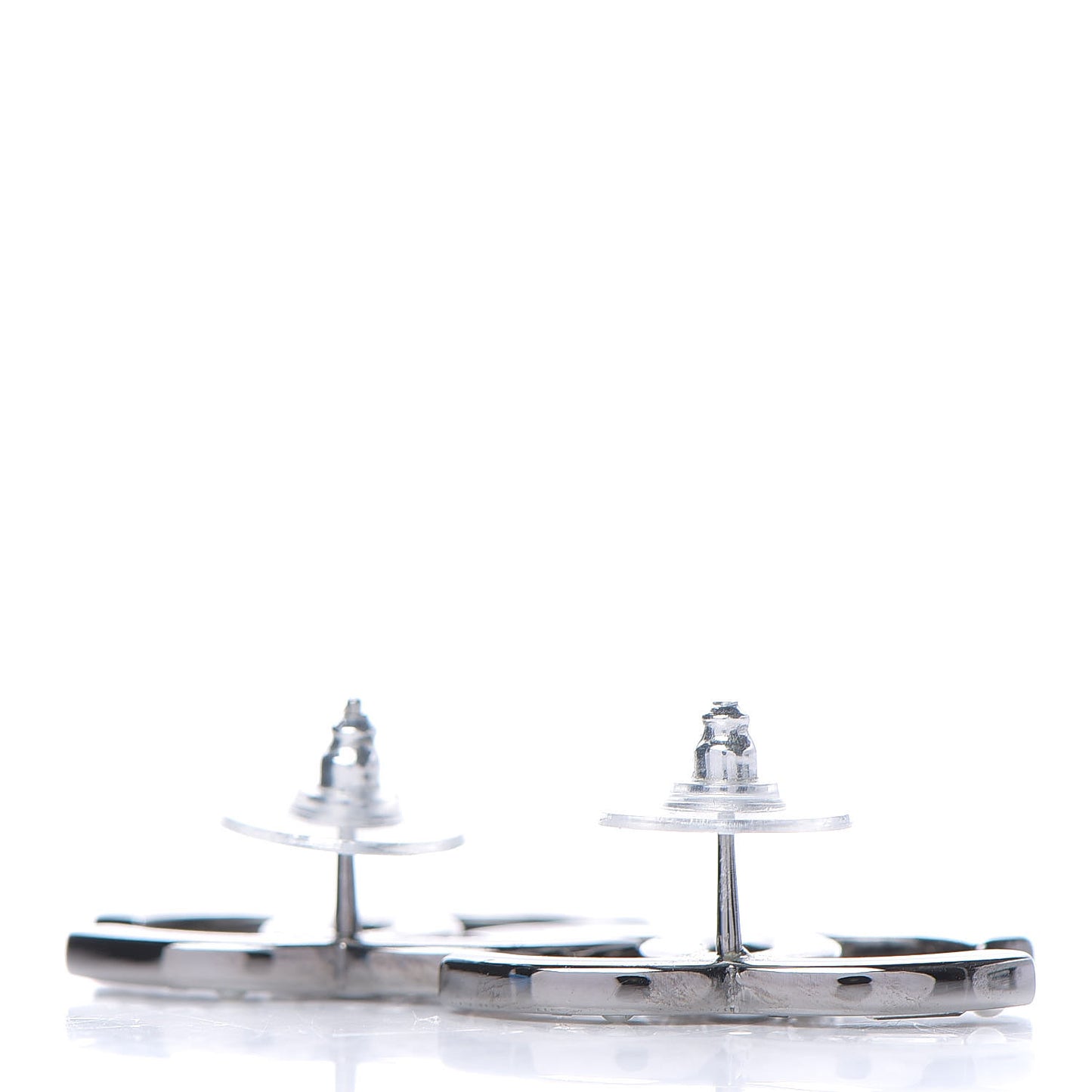 Baguette Crystal Pearl CC Bright Young Things Earrings Ruthenium