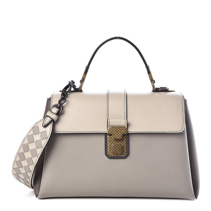 Bottega Veneta Nappa Small Piazza Bag Dark Cement Steel Cement 1 of 8
