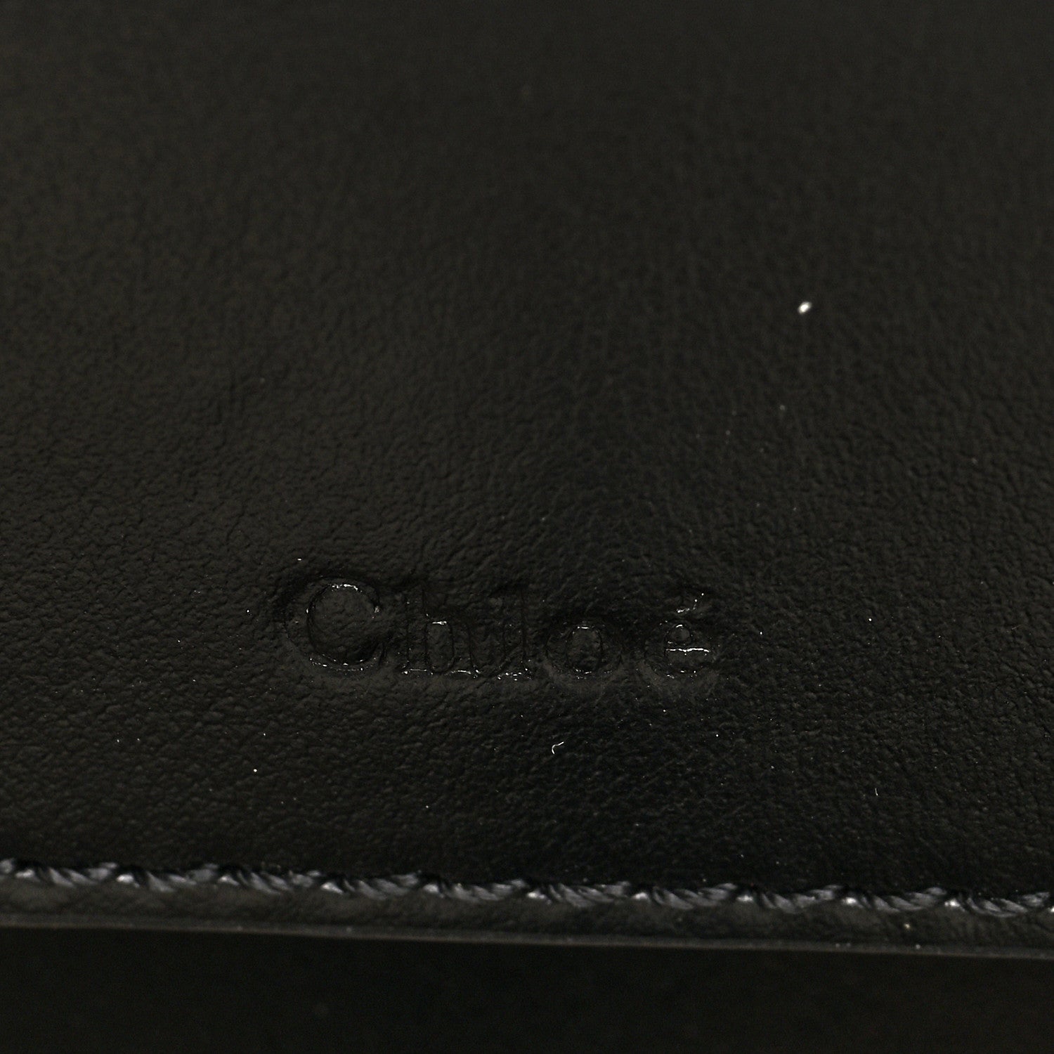 Chloe Shiny Calfskin Mini Vanity C Bag Black 7 of 10