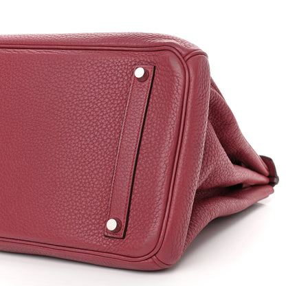 Hermes Taurillon Clemence Birkin 35 Bois de Rose 10 of 12
