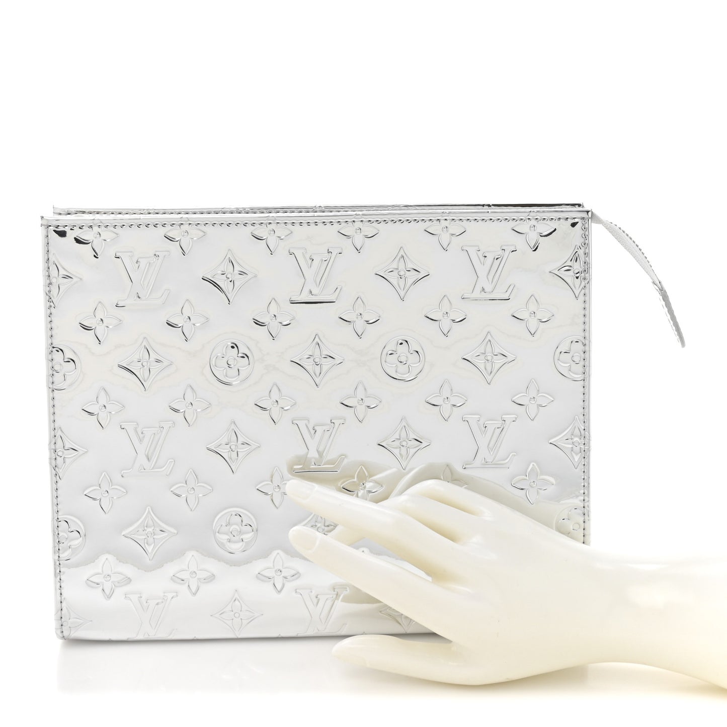 Monogram Miroir Toiletry Pouch Silver Silver