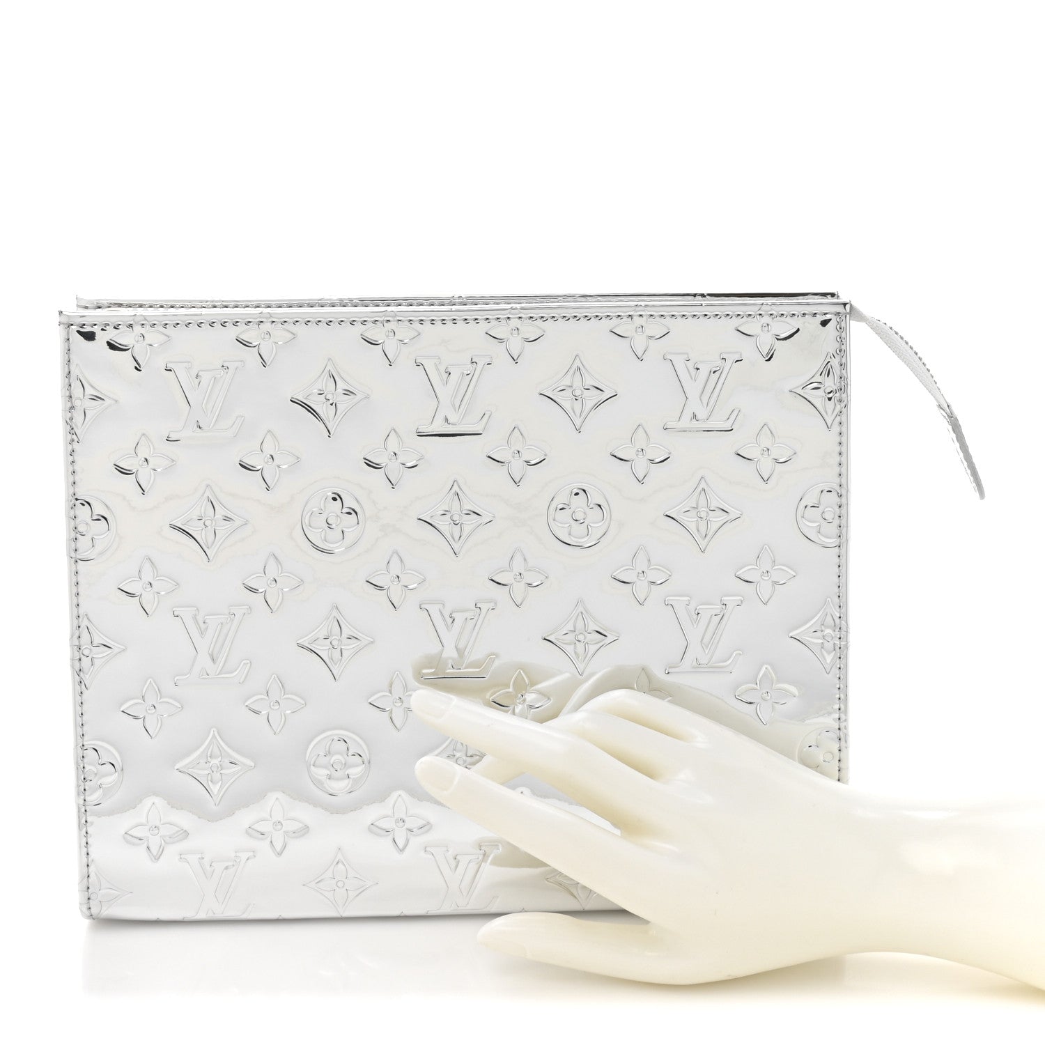 Louis Vuitton Monogram Miroir Toiletry Pouch Silver Silver 2 of 6
