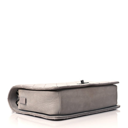 Chanel Glazed Calfskin Quilted Medium Day Trip Flap Grey 3 of 14