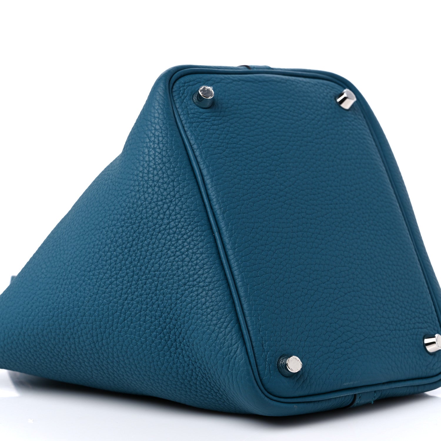 Hermes Taurillon Clemence Picotin Lock 18 PM Vert Bosphore 7 of 9