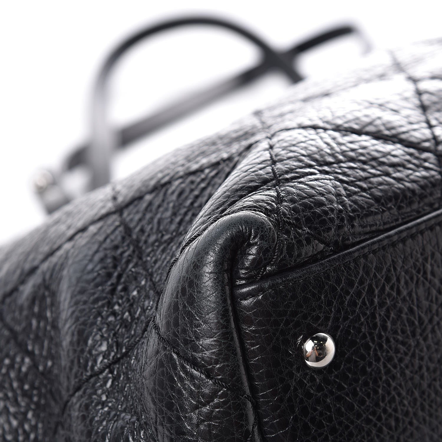 Chanel Glazed Calfskin Large On The Road Tote Black 12 of 15