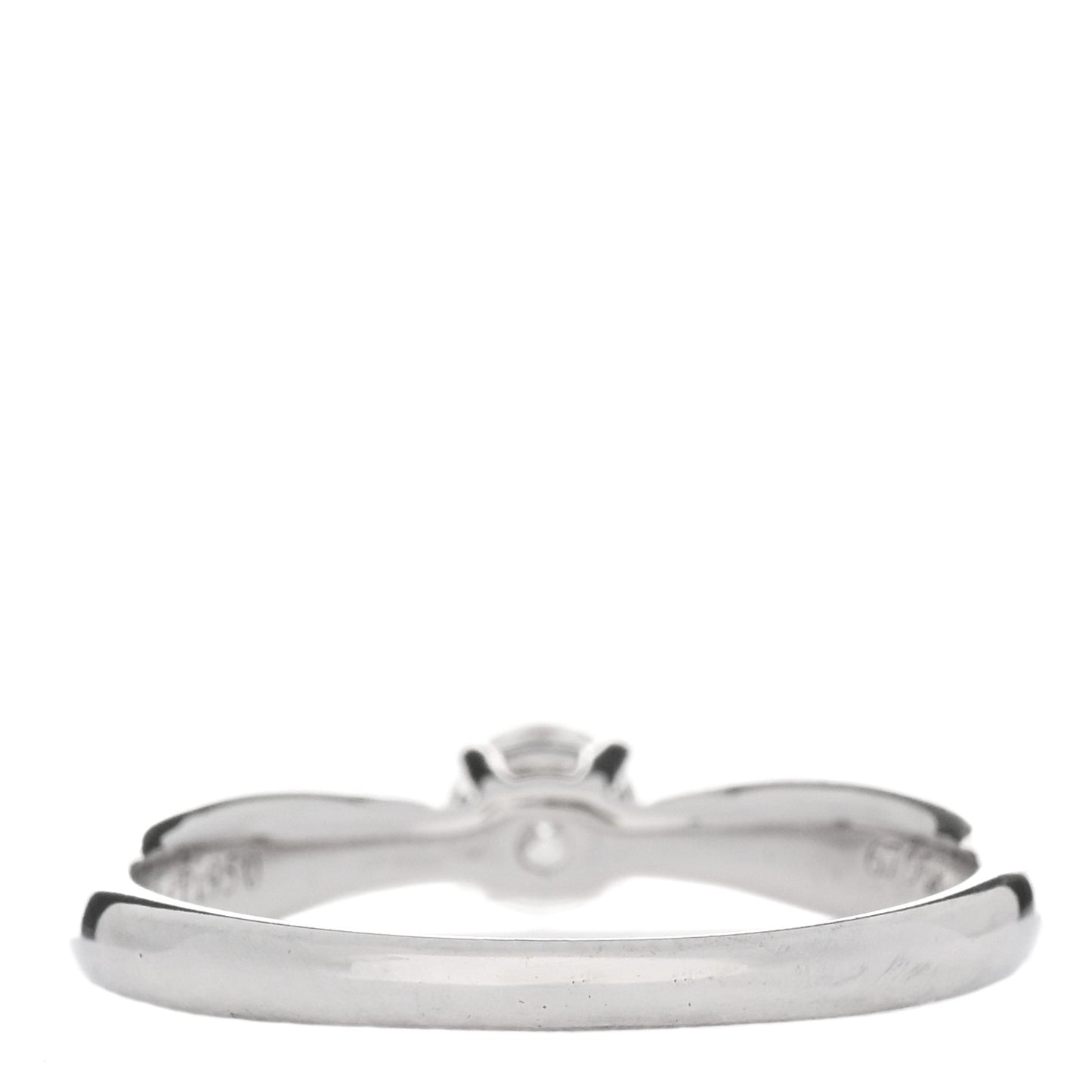 Platinum Diamond .21ct Harmony Solitaire Engagement Ring 48 4.5
