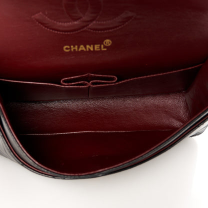 Chanel Lambskin Quilted Medium Double Flap Black 5 of 15