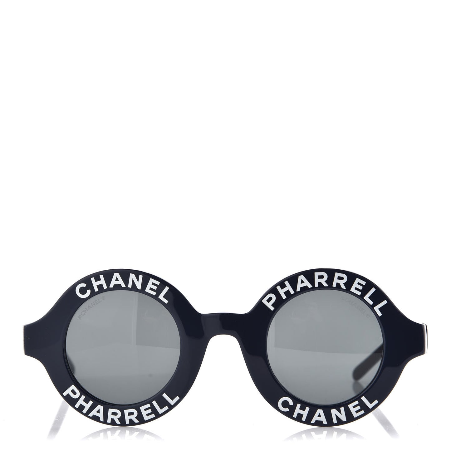 x Pharrell Williams Round 19mm Sunglasses Indigo Gris