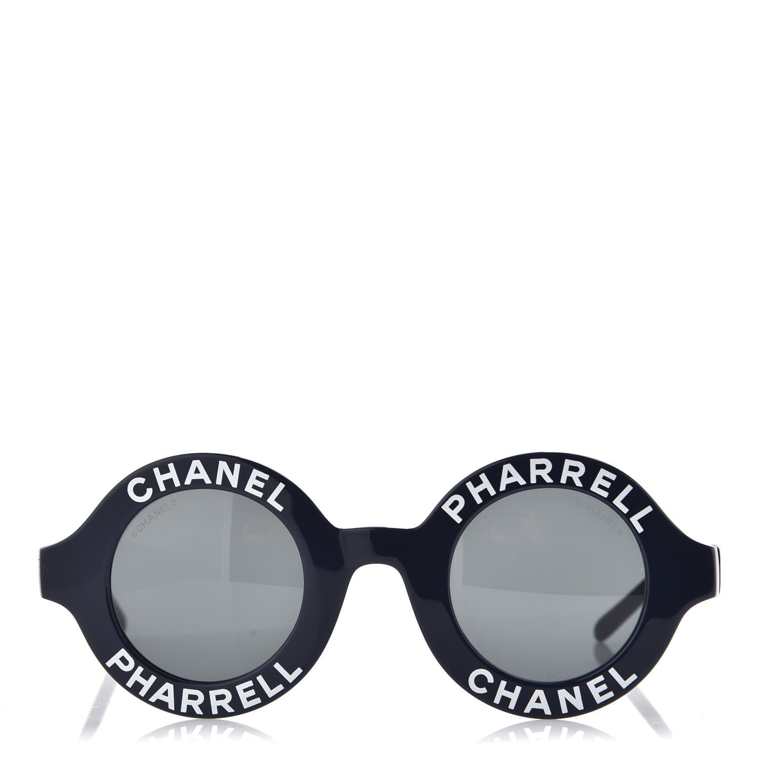 Chanel x Pharrell Williams Round 19mm Sunglasses Indigo Gris 3 of 7