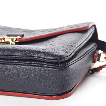 Louis Vuitton Empreinte Pochette Metis Marine Rouge 8 of 10