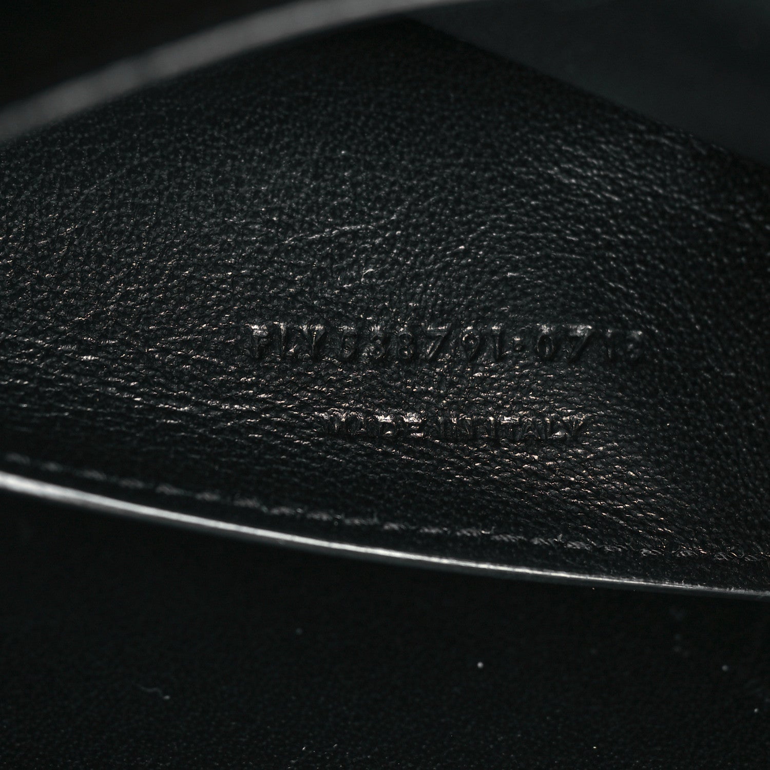 Saint Laurent Smooth Calfskin Medium Domino Shoulder Bag Black 7 of 10