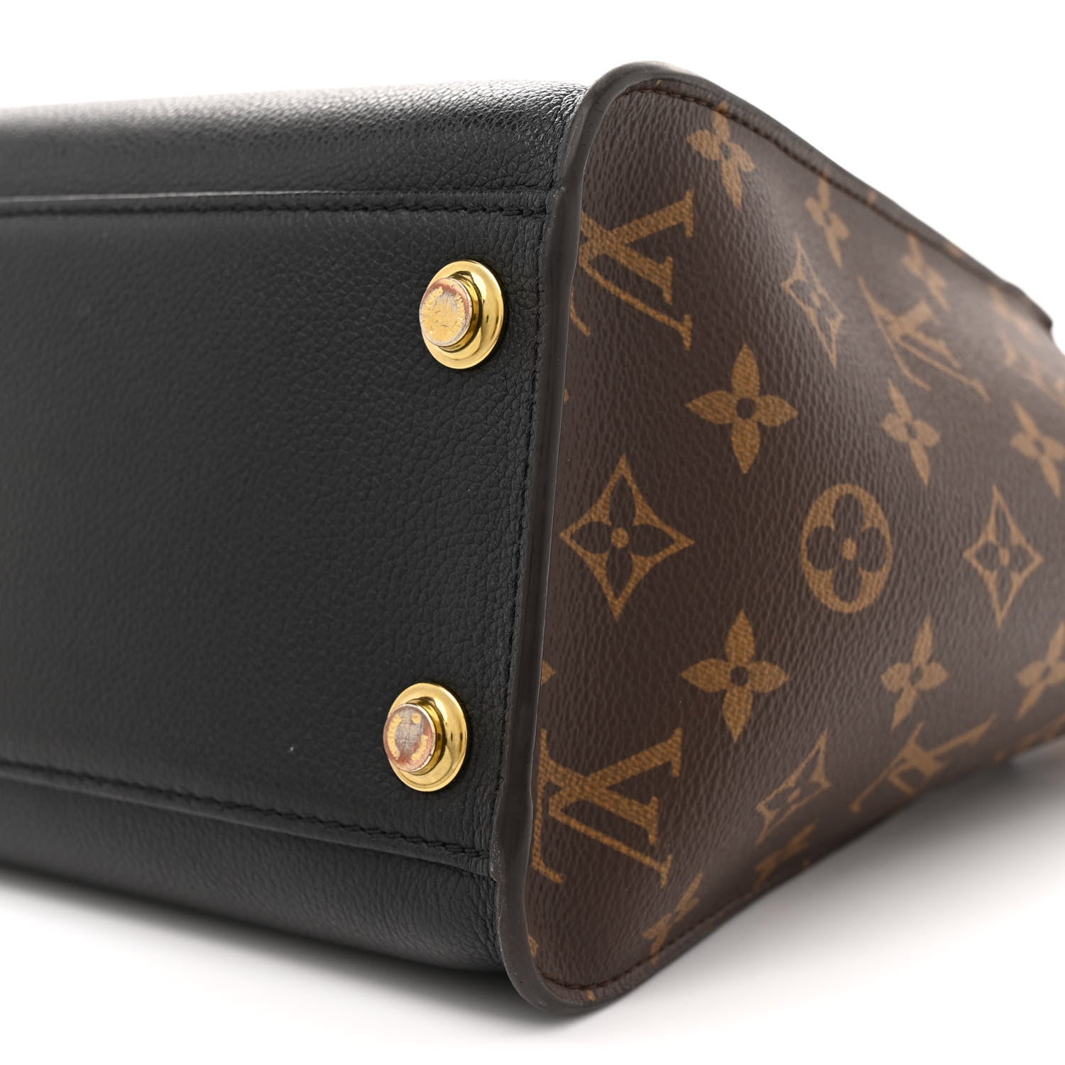 Louis Vuitton Calfskin Monogram On My Side Black 9 of 15