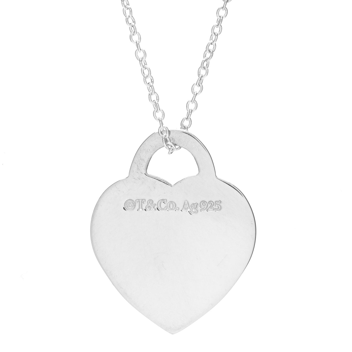 Sterling Silver Small Return to Tiffany Heart Pendant Necklace