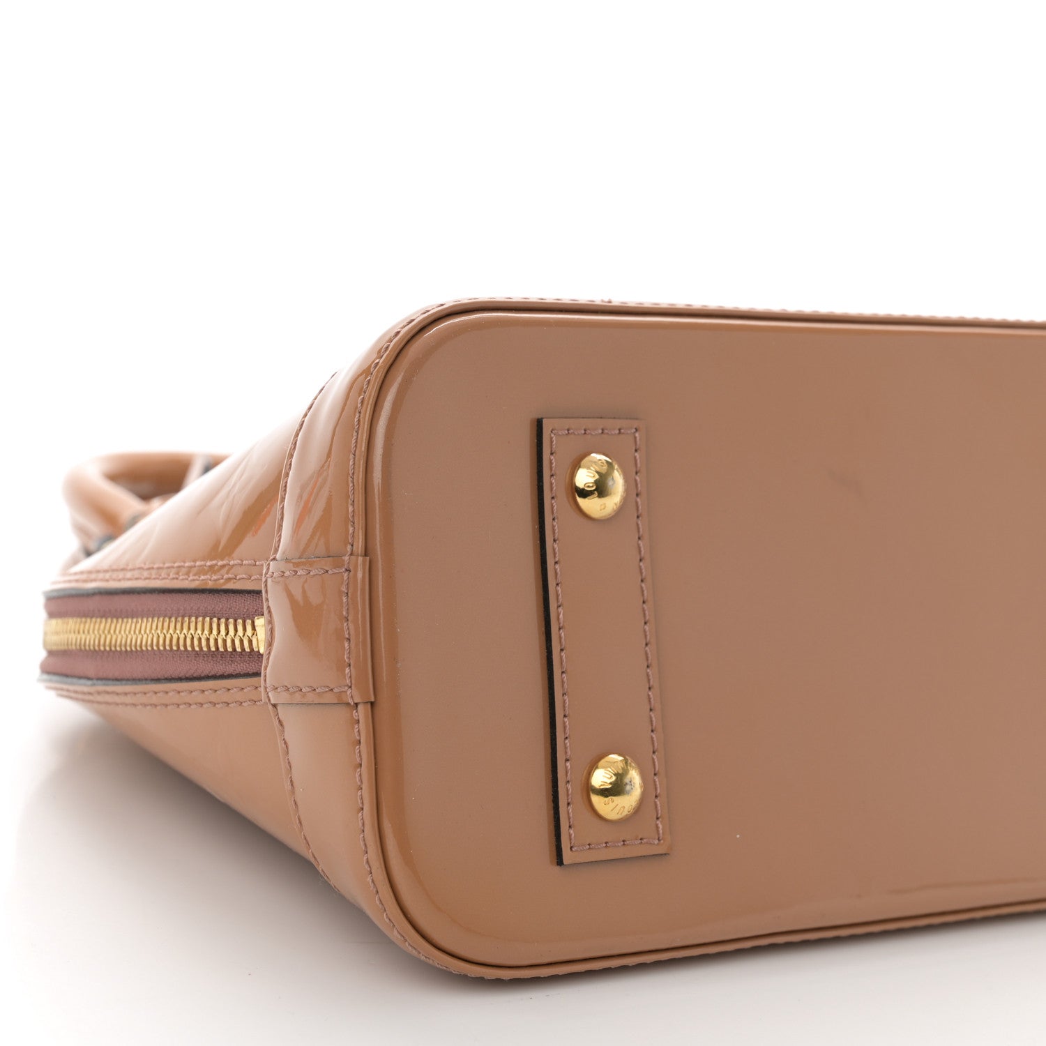 Louis Vuitton Vernis Alma BB Rose Velours 9 of 14