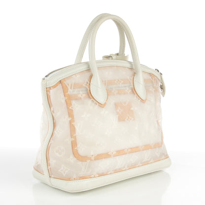 Louis Vuitton Monogram Transparence Lockit White 3 of 9