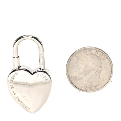 Hermes Palladium Annee De La Fantaisie Heart Cadena Lock 2 of 3