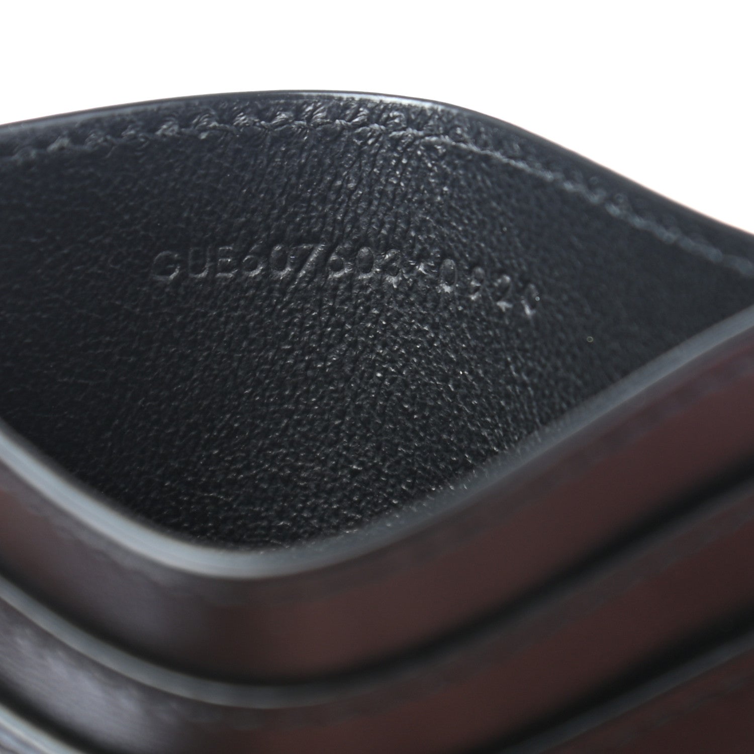 Saint Laurent Calfskin Tiny Cassandre Credit Card Case Black 7 of 7