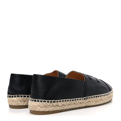 Chanel Lambskin CC Espadrilles 40 Black 5 of 11