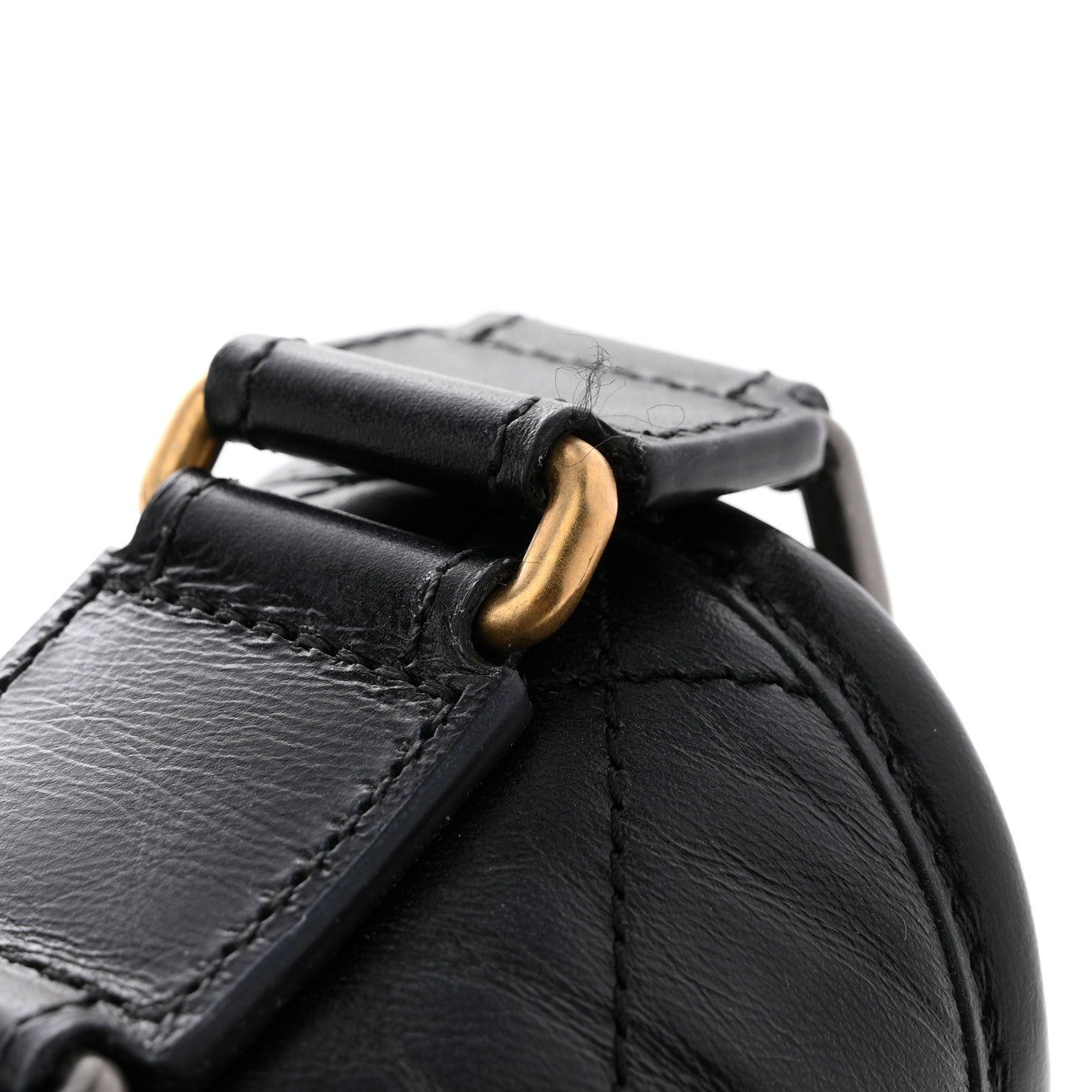 Chanel Aged Calfskin Quilted Small Gabrielle Hobo Black 11 of 13