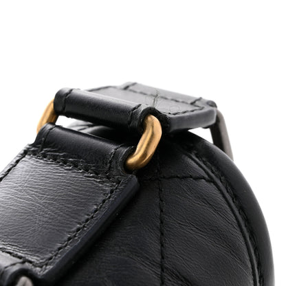 Chanel Aged Calfskin Quilted Small Gabrielle Hobo Black 11 of 13