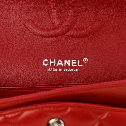Chanel Lambskin Quilted Medium Double Flap Red 6 of 12