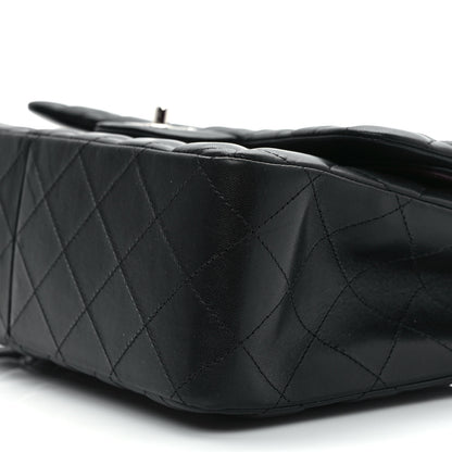 Chanel Lambskin Quilted Jumbo Double Flap Black 8 of 8